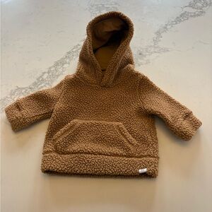 GAP Cozy Tan Sherpa Hoodie